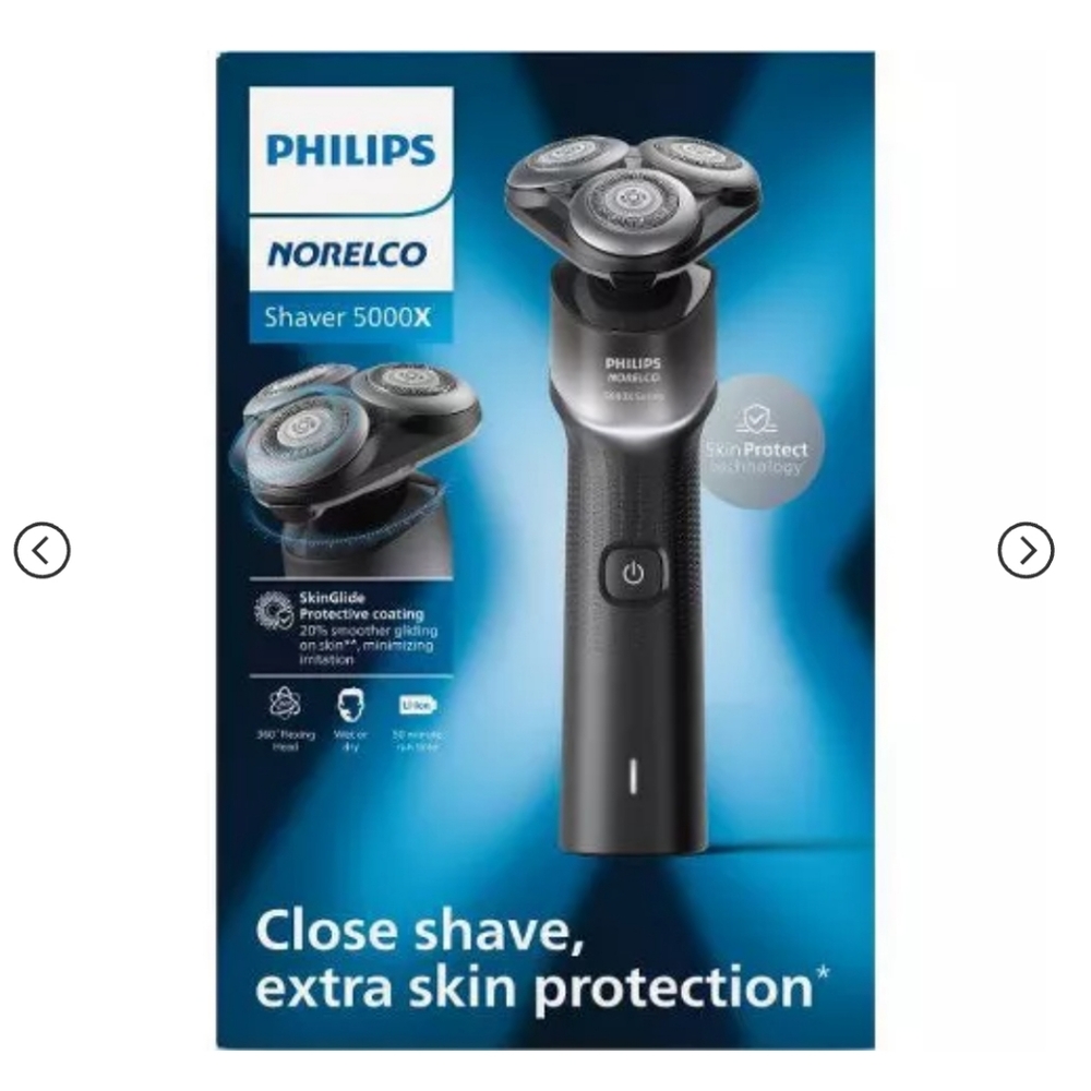 Philips Norelco Series 5000 Wet & Dry Men's Rechargeable Electric Shaver - X5000